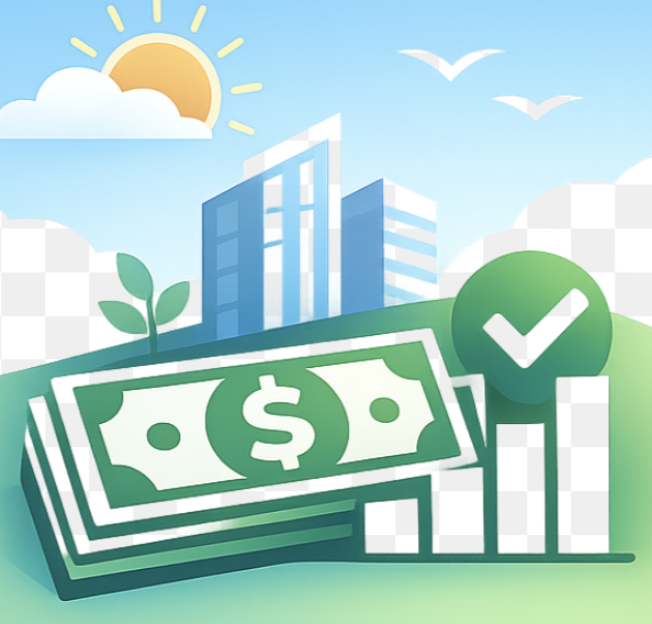 Cleanline money growth artwork